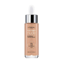 L'Oreal Paris True Match Nude Plumping Tinted Serum 3-4 Light Medium