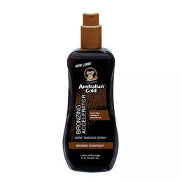 Australian Gold Dark Tanning Accelerator Spray Gel Met Bronzer