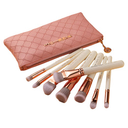 Eigshow Sculpt and Blend Brush Set (8 Pieces) - Rose Gold