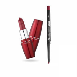 Pupa Valium Lipstick And Lip Pencil 400 Set
