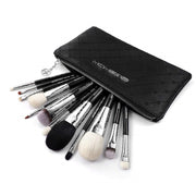 Eigshow Beauty Master Series Brushes Set (12 pieces ) - Bright Silver