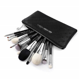 Eigshow Beauty Master Series Brushes Set (12 pieces ) - Bright Silver