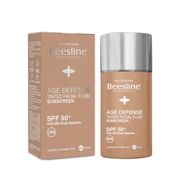 Beesline age defense tinted facial fluid Sunscreen SPF 50