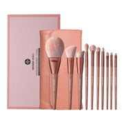 Eigshow Morandi Series 10 Pieces Ready To Roll makeup brushes Set