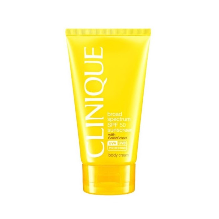 clinique body cream spf 50