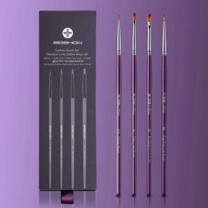 Eigshow Ultra Fine Series 4 Pieces All in One Detail Brushes Set - Image 3