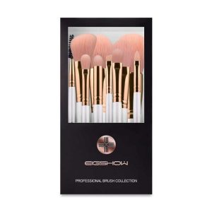 Eigshow Vegan Series 10 Pieces Nanofiber Brushes Set - Rose Gold - Image 3