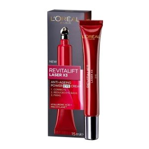 L'Oreal Revitalift Laser X3 Face Care Eye Cream 15ml - Image 3