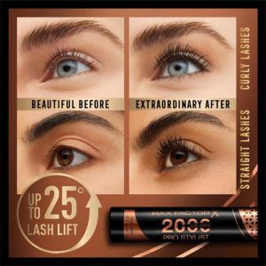 Max Factor Mascara 2000 Calorie Pro Stylist Black - Image 3