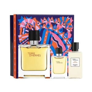 Hermes Men's Terre D' Pure Eau de Parfum 75ml 75ml Gift Set - Image 1