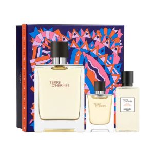 Hermes Men's Terre D'Hermes Eau De Toilette 100ml Gift Set - Image 1