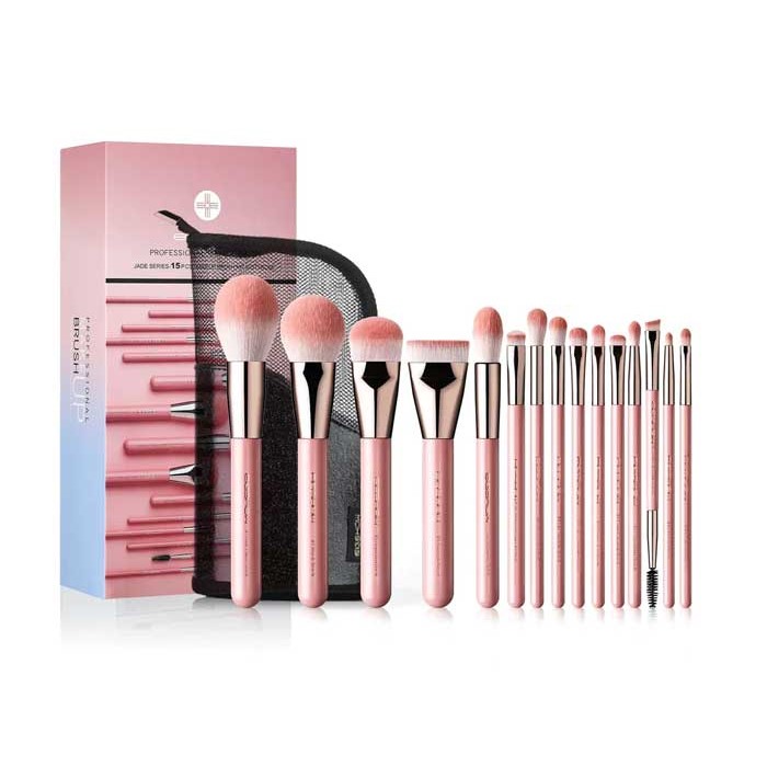Eigshow Jade Series Makeup Brushes Set ( 15 pieces )