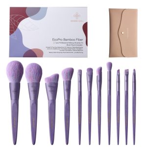 Eigshow Ecopro Bamboo Brushes Set (11 Pieces) - Ice Blue - Image 1