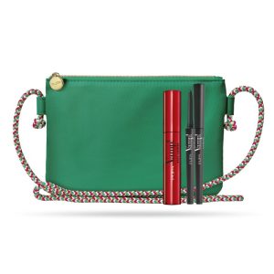 Pupa Vamp! Green Crossbody Bag, Sexy Lashes &  Eye Pencil Set