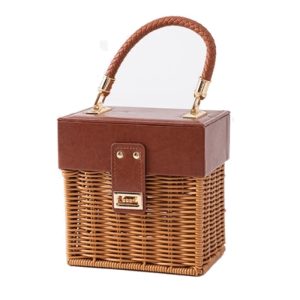 Brown Straw Square Box
