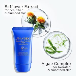Shiseido Blue Expert Sun Protector Cream SPF50+ 50ml - Image 2